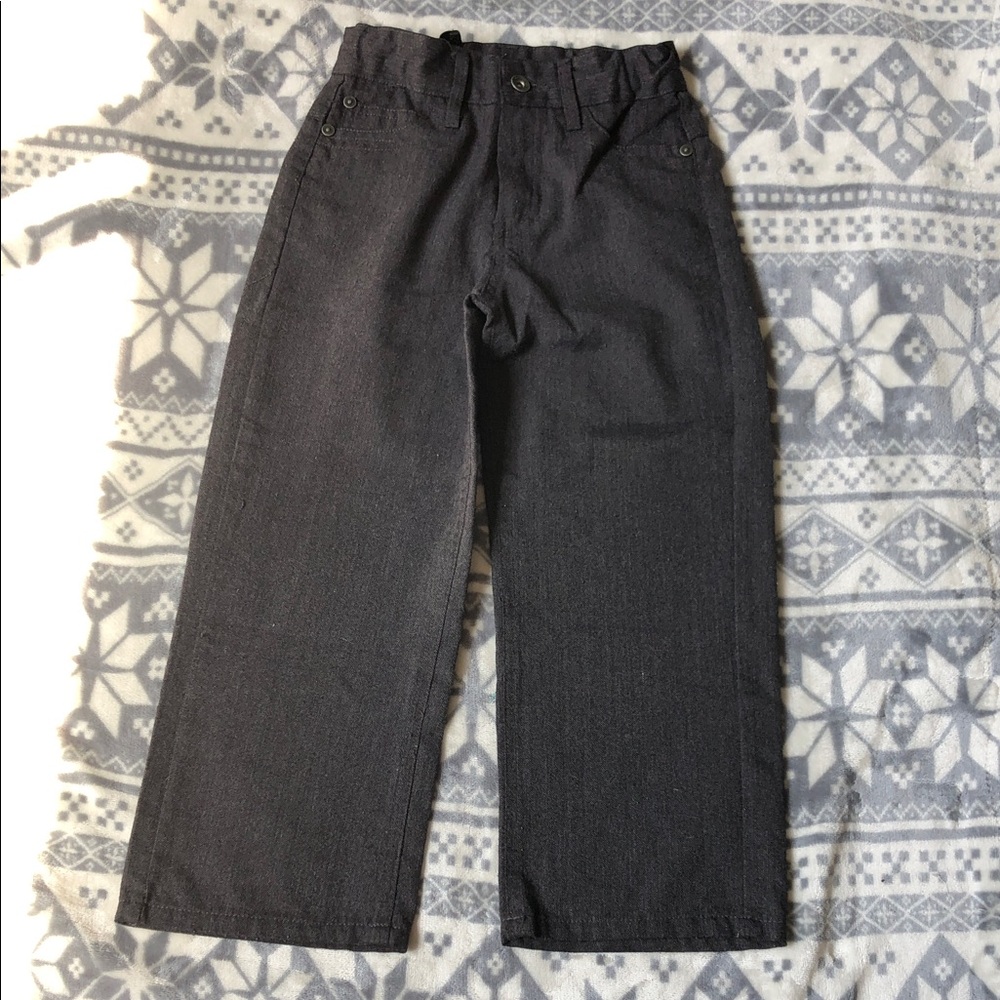 Kids gray Wide-Leg Formal Pants